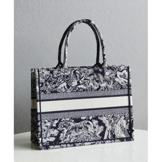 Fake Christian Dior Small Dior Book Tote Black Replica