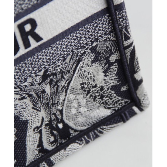 Fake Christian Dior Small Dior Book Tote Black Replica