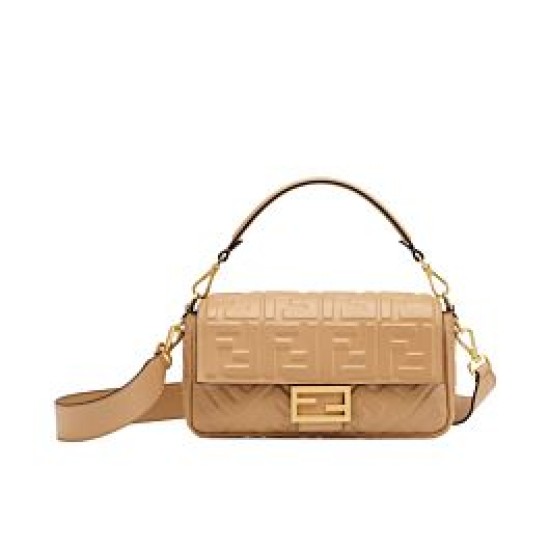 Replica Baguette Leather Bag 8BR600 Apricot