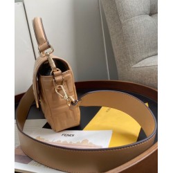 Replica Baguette Leather Bag 8BR600 Apricot