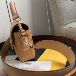 Replica Baguette Leather Bag 8BR600 Apricot