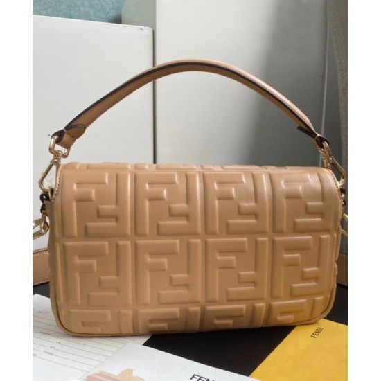 Replica Baguette Leather Bag 8BR600 Apricot