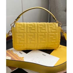 Replica Baguette Leather Bag 8BR600 Yellow