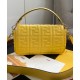 Replica Baguette Leather Bag 8BR600 Yellow