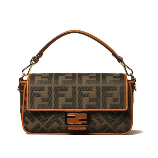 Replica Baguette FF Canvas Bag 8BR600 Coffee