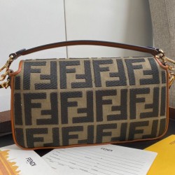 Replica Baguette FF Canvas Bag 8BR600 Coffee
