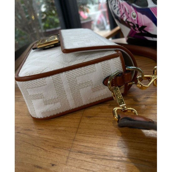 Replica Baguette FF Canvas Bag 8BR600 Cream
