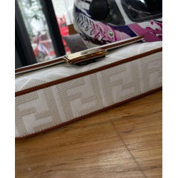 Replica Baguette FF Canvas Bag 8BR600 Cream