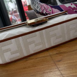 Replica Baguette FF Canvas Bag 8BR600 Cream
