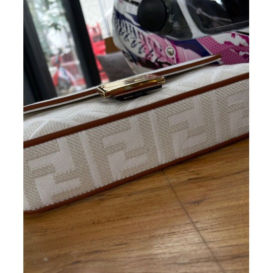 Replica Baguette FF Canvas Bag 8BR600 Cream
