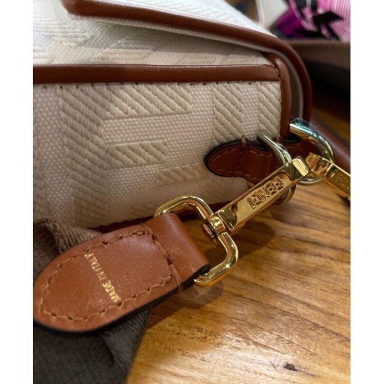 Replica Baguette FF Canvas Bag 8BR600 Cream