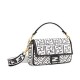 Replica Nappa Leather FF Print Bag Black