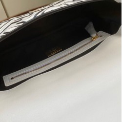 Replica Nappa Leather FF Print Bag Black
