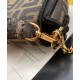 Fake Mini Baguette Fabric Bag 8BS0171 Coffee Replica