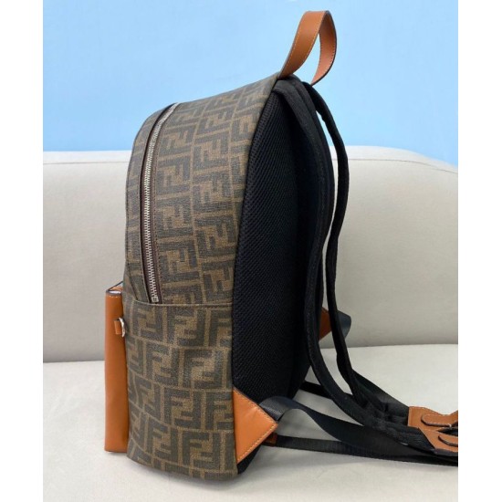 Replica Fabric Backpack 7VZ042 Coffee