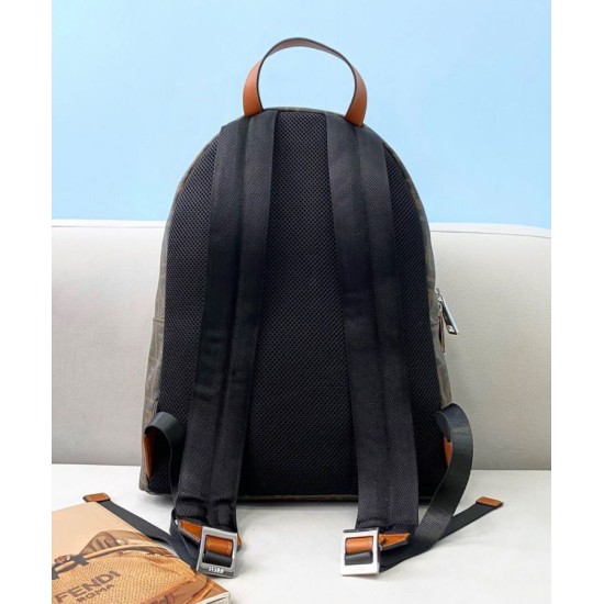 Replica Fabric Backpack 7VZ042 Coffee