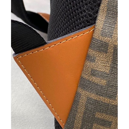Replica Fabric Backpack 7VZ042 Coffee