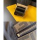Fake Nylon Backpack 7VZ042 Coffee Replica