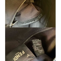 Fake Nylon Backpack 7VZ042 Coffee Replica
