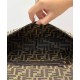 Replica Baguette Embroidered FF Fabric Bag 8BR6008 Dark Coffee