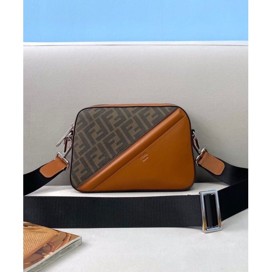 Fake Camera Case Fabric Bag 7M0286 Coffee Replica