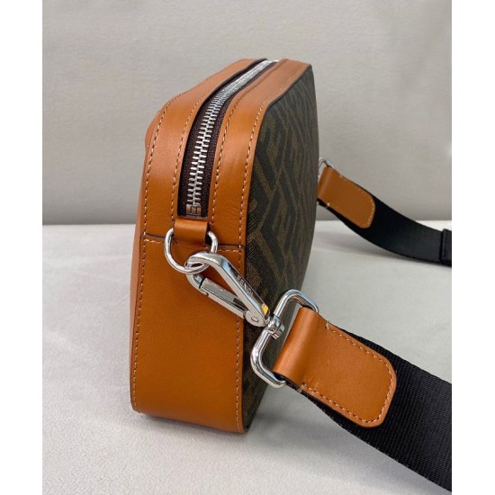 Fake Camera Case Fabric Bag 7M0286 Coffee Replica