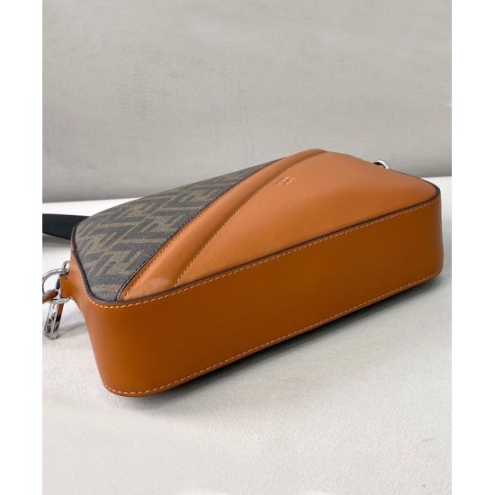 Fake Camera Case Fabric Bag 7M0286 Coffee Replica