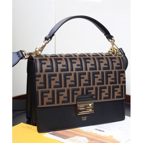 Replica Kan I Leather Bag 8BT315 Coffee