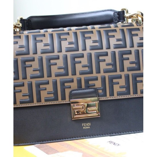 Replica Kan I Leather Bag 8BT315 Coffee