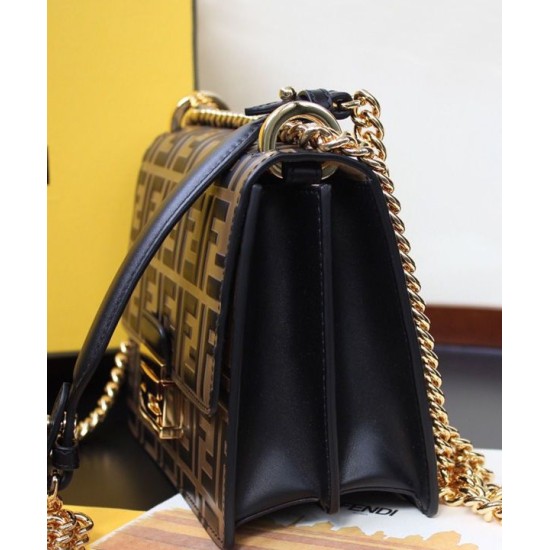Fake Kan I Small Leather Bag 8M0417 Coffee Replica
