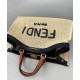 Replica Peekaboo X-Tote Raffia Bag 8BH374 Apricot