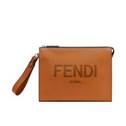 Replica Flat Pouch 7VA491 Coffee
