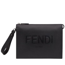 Replica Flat Pouch 7VA491 Black