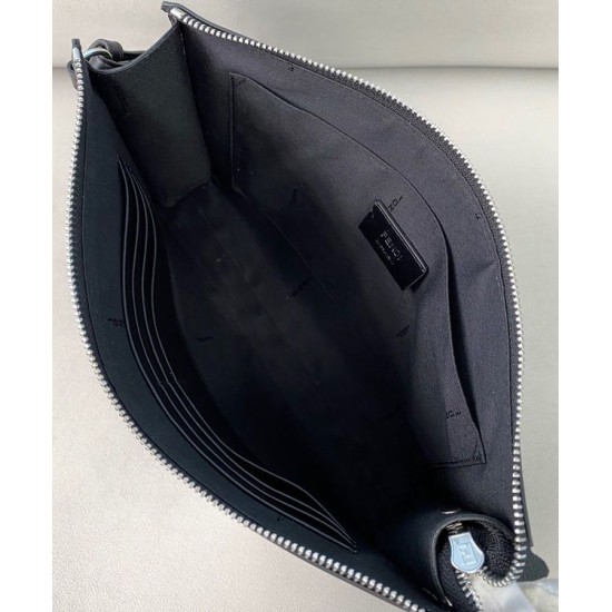 Replica Flat Pouch 7VA491 Black