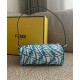 Replica Mini FF Vertigo Canvas Shoulder Bag 8BS050 Blue