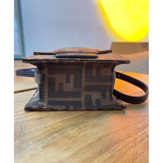 Replica Mini FF Vertigo Bag Coffee