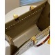 Replica Sunshine Medium Leather And Elaphe Shopper 8BH386 Khaki