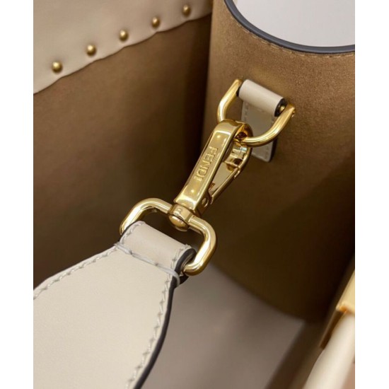 Replica Sunshine Medium Leather Shopper 8BH386 Cream