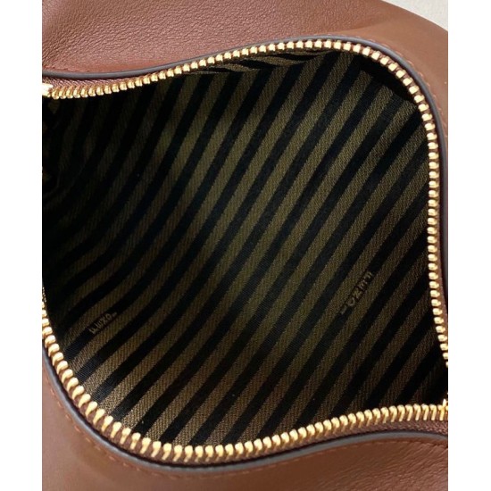 Replica Triangle Mini Handbag 8BS053 Dark Coffee
