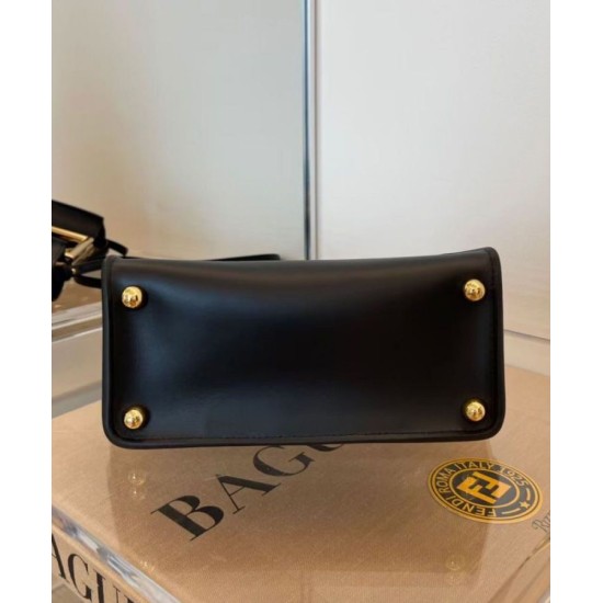 Replica Way Small Leather Bag 8BS054 Black