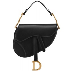 Fake Christian Dior Mini Saddle bag M0447 Black Replica