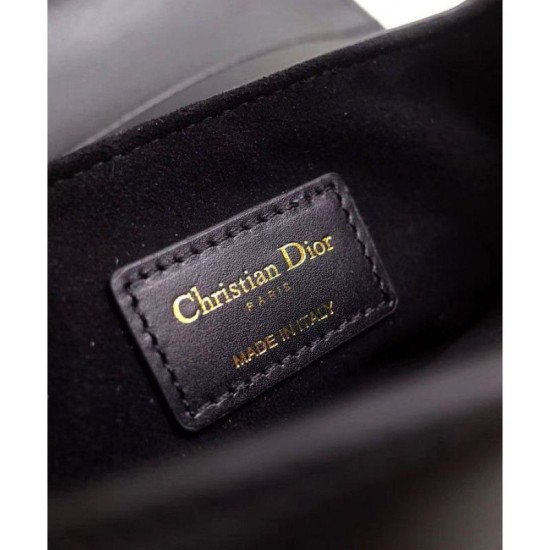 Replica Christian Dior Saddle Bag M0446 Black