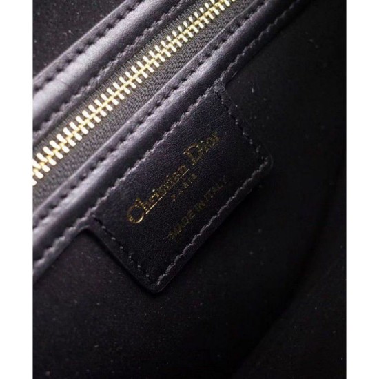 Fake Christian Dior Mini Saddle bag M0447 Black Replica