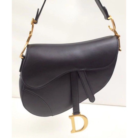 Fake Christian Dior Mini Saddle bag M0447 Black Replica