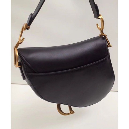 Fake Christian Dior Mini Saddle bag M0447 Black Replica