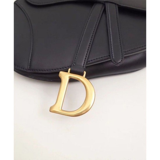 Fake Christian Dior Mini Saddle bag M0447 Black Replica