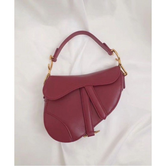 Replica Christian Dior Mini Saddle bag M0447 Red