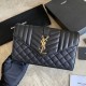 Fake YSL Saint Laurent Monogram Envelope Chain Woc Wallet White Replica