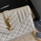 Replica YSL Saint Laurent Monogram Envelope Chain Woc Wallet Black