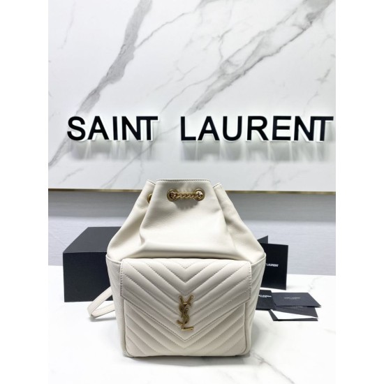 Replica YSL Saint Laurent Joe backpack White